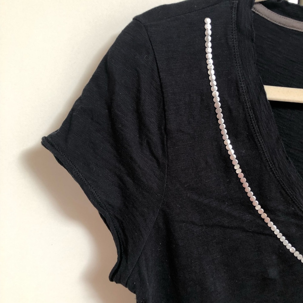 Armani Exchange Black T-shirt Size Large EUC - Picture 6 of 12